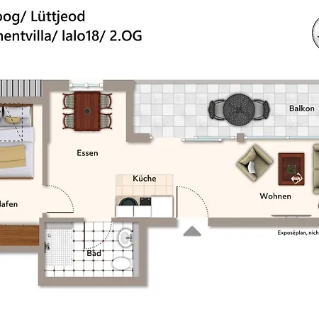 Lejlighed Luettjeod Apartmentvilla Luettjeod Apartmentvilla 18 Langeoog