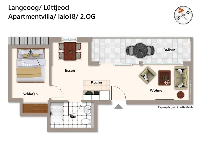 公寓 Luettjeod Apartmentvilla Luettjeod Apartmentvilla 18 朗格奥